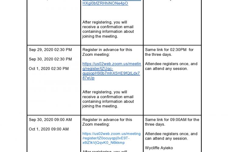 Microsoft teams training for all the UoN staff from Tuesday, September